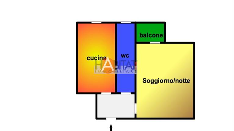 Studio flat for sale in Milano